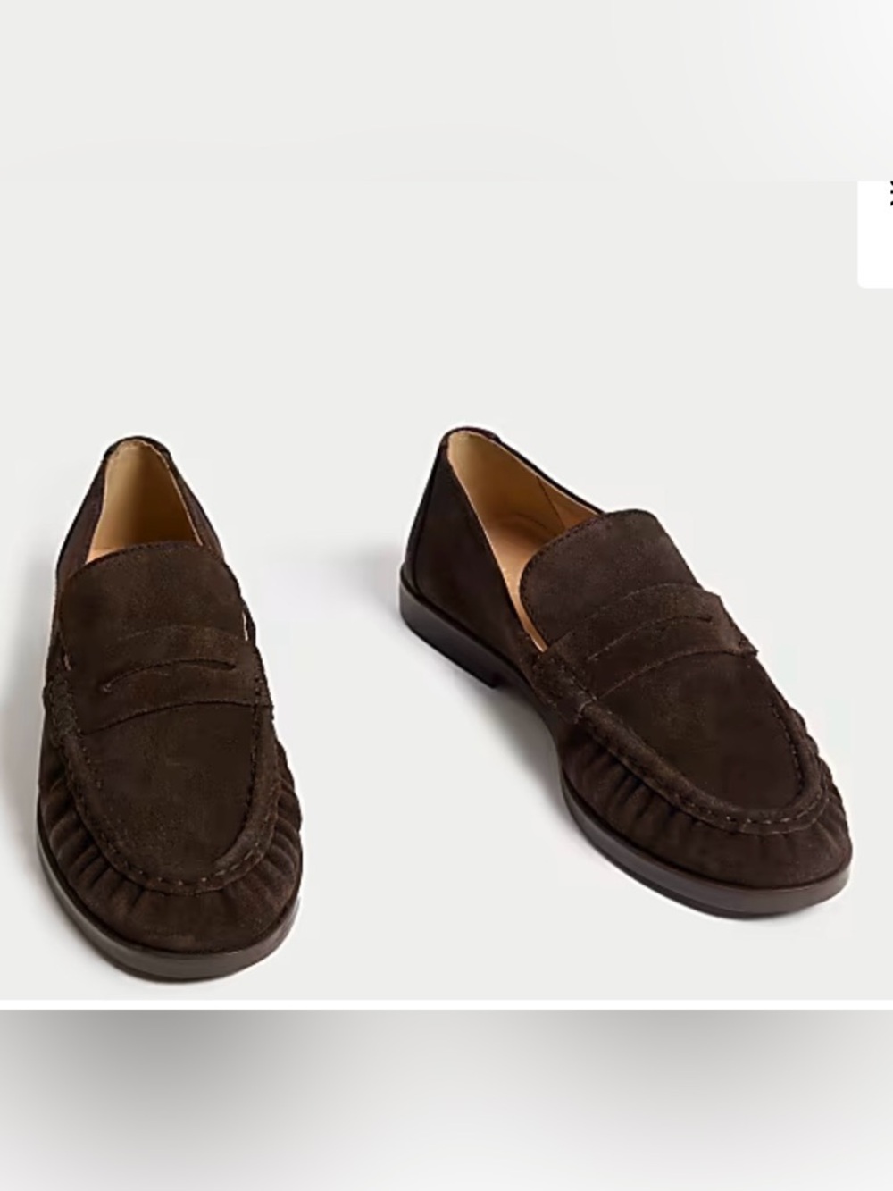 Marks & Spencer suede loafers